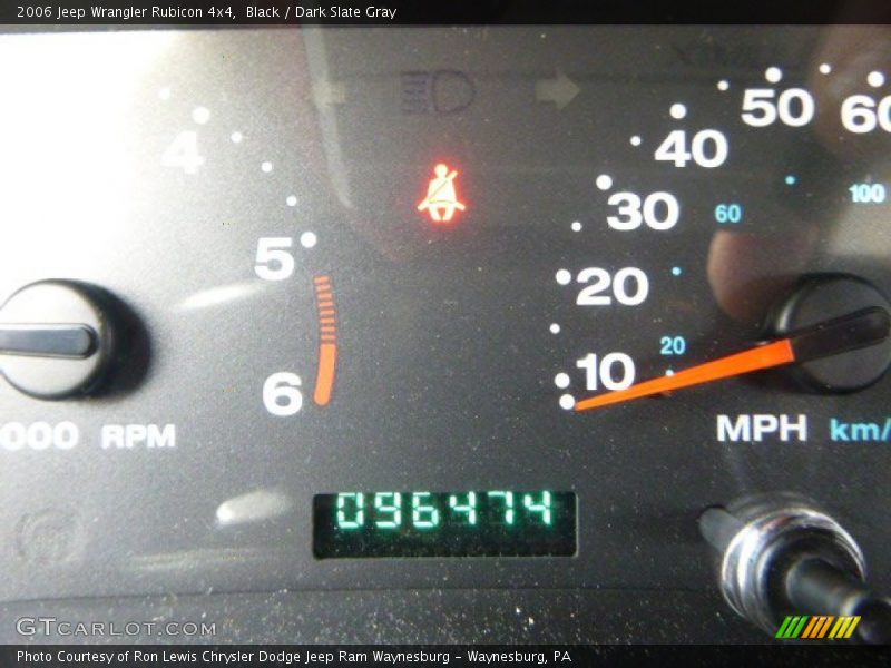 Black / Dark Slate Gray 2006 Jeep Wrangler Rubicon 4x4