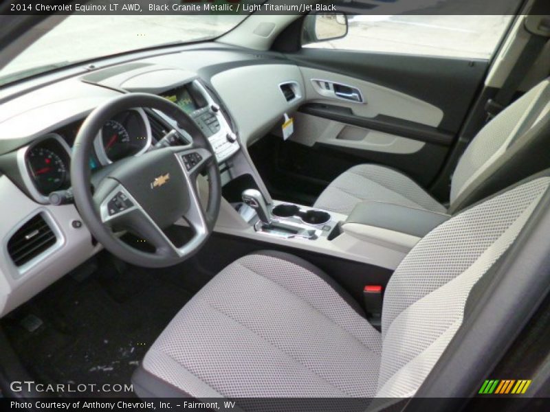 Black Granite Metallic / Light Titanium/Jet Black 2014 Chevrolet Equinox LT AWD
