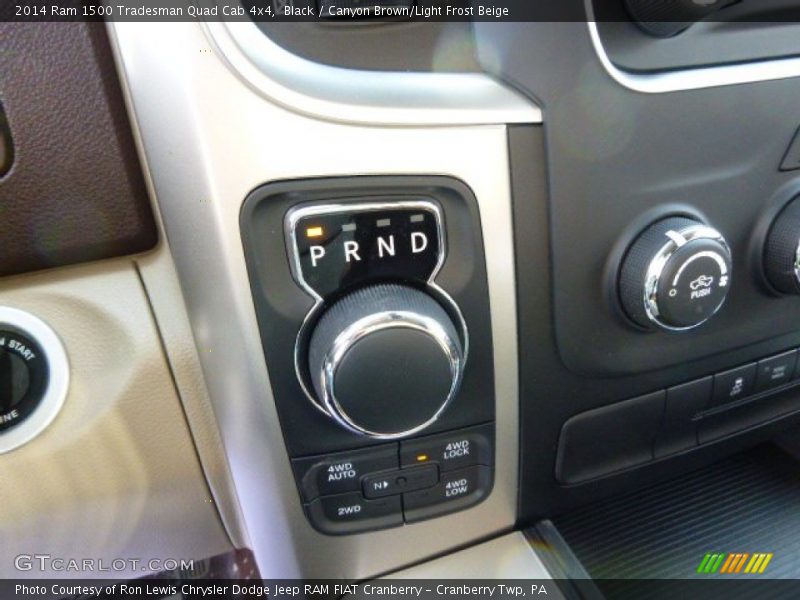 Black / Canyon Brown/Light Frost Beige 2014 Ram 1500 Tradesman Quad Cab 4x4