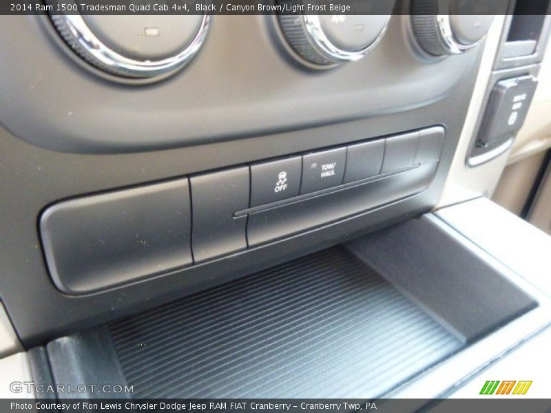 Black / Canyon Brown/Light Frost Beige 2014 Ram 1500 Tradesman Quad Cab 4x4