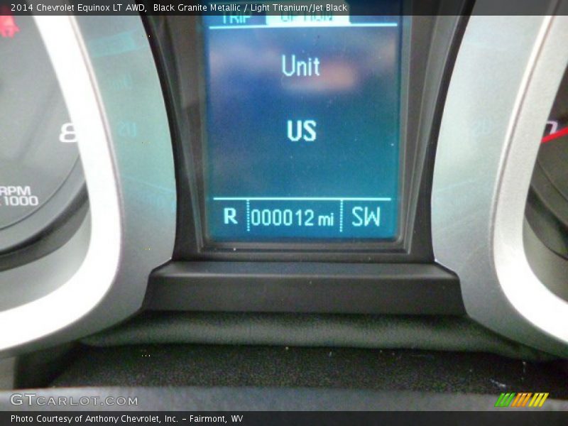 Black Granite Metallic / Light Titanium/Jet Black 2014 Chevrolet Equinox LT AWD