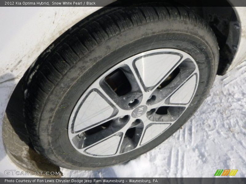 Snow White Pearl / Black 2012 Kia Optima Hybrid