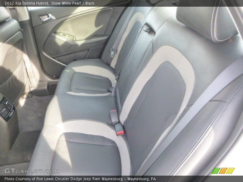 Snow White Pearl / Black 2012 Kia Optima Hybrid