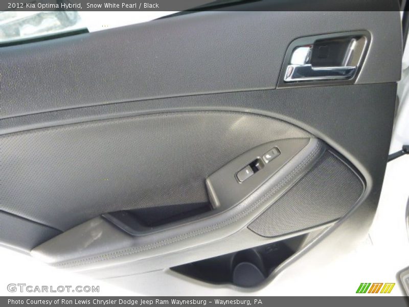 Snow White Pearl / Black 2012 Kia Optima Hybrid