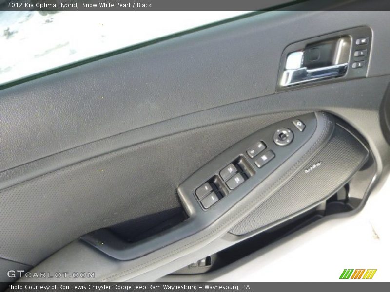 Snow White Pearl / Black 2012 Kia Optima Hybrid