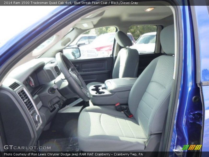 Front Seat of 2014 1500 Tradesman Quad Cab 4x4