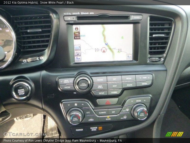 Snow White Pearl / Black 2012 Kia Optima Hybrid