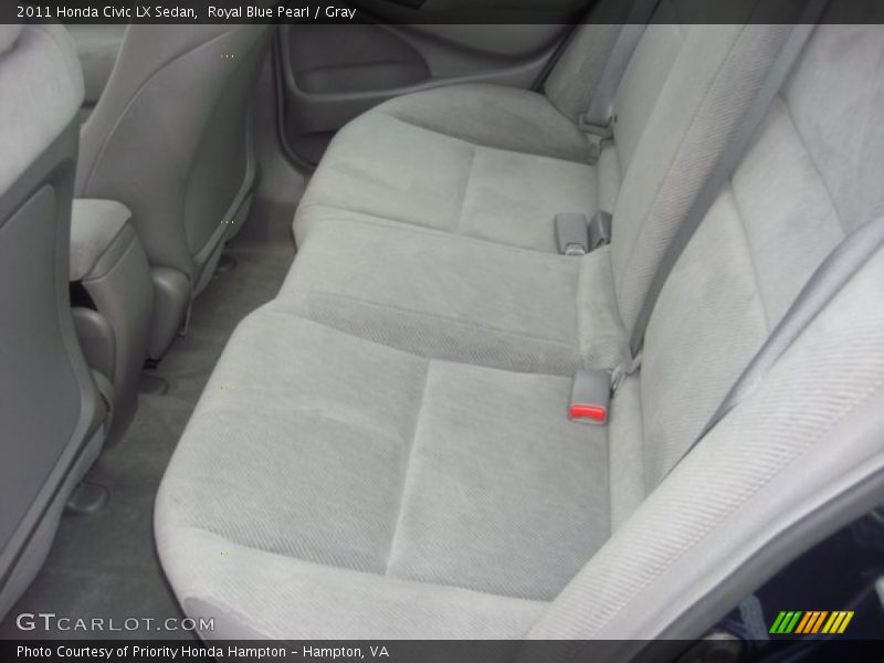 Royal Blue Pearl / Gray 2011 Honda Civic LX Sedan