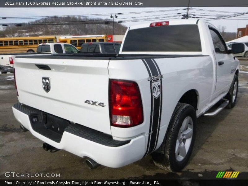 Bright White / Black/Diesel Gray 2013 Ram 1500 Express Regular Cab 4x4