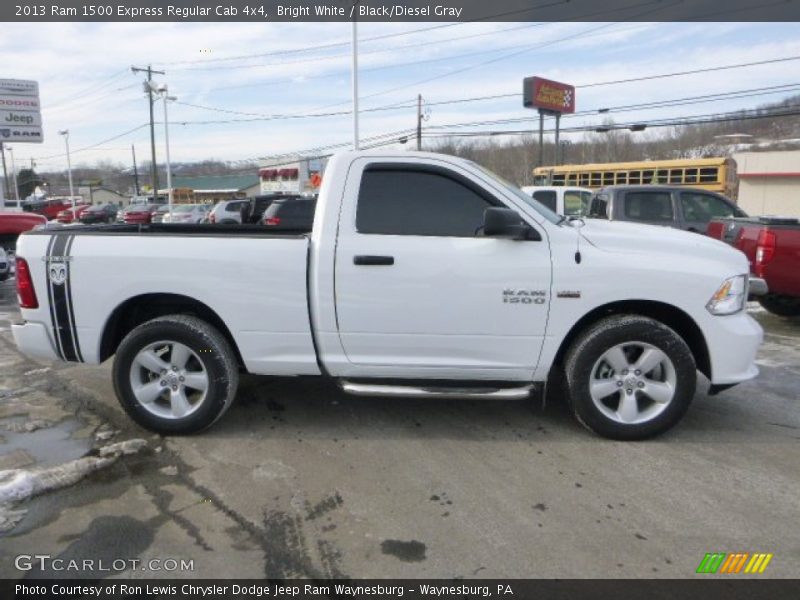 Bright White / Black/Diesel Gray 2013 Ram 1500 Express Regular Cab 4x4