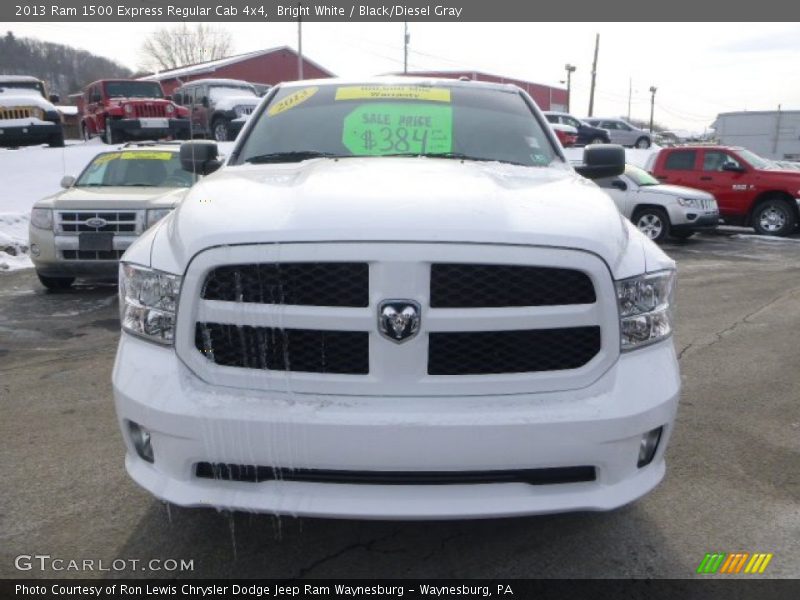 Bright White / Black/Diesel Gray 2013 Ram 1500 Express Regular Cab 4x4