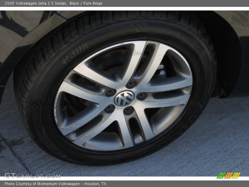 Black / Pure Beige 2005 Volkswagen Jetta 2.5 Sedan