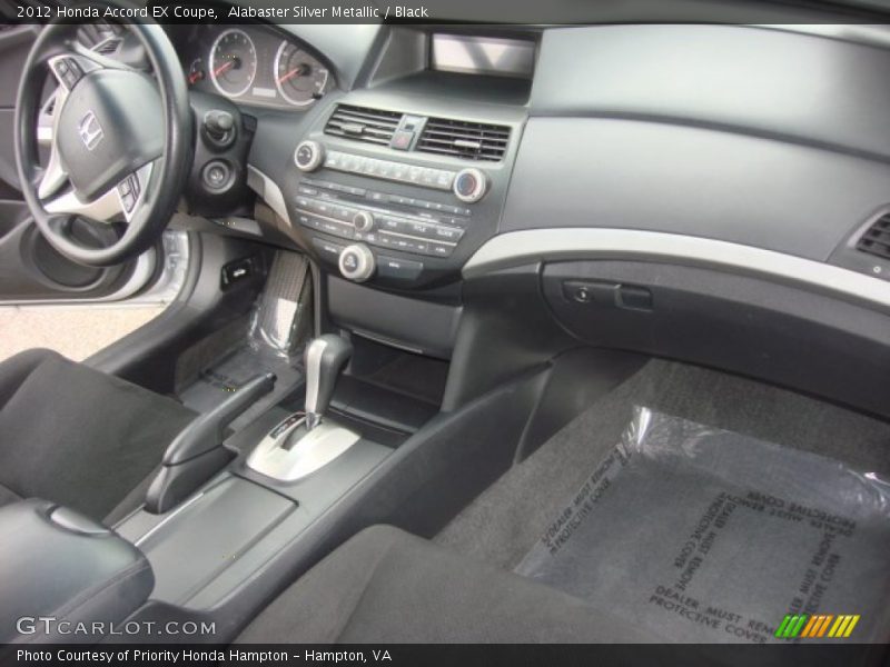 Alabaster Silver Metallic / Black 2012 Honda Accord EX Coupe