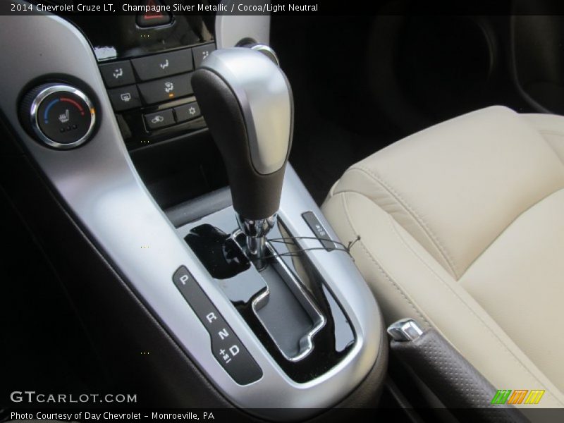 Champagne Silver Metallic / Cocoa/Light Neutral 2014 Chevrolet Cruze LT