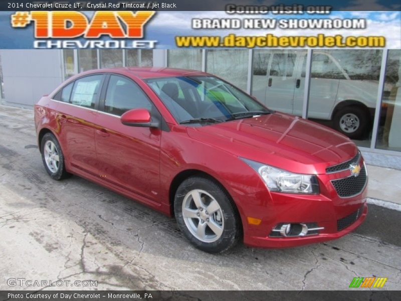 Crystal Red Tintcoat / Jet Black 2014 Chevrolet Cruze LT