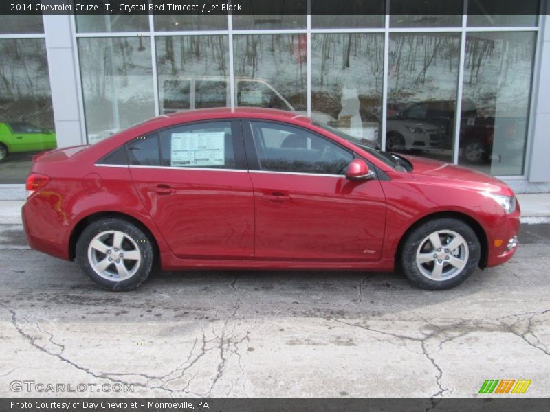 Crystal Red Tintcoat / Jet Black 2014 Chevrolet Cruze LT