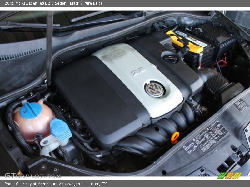 Black / Pure Beige 2005 Volkswagen Jetta 2.5 Sedan