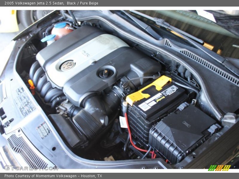 Black / Pure Beige 2005 Volkswagen Jetta 2.5 Sedan