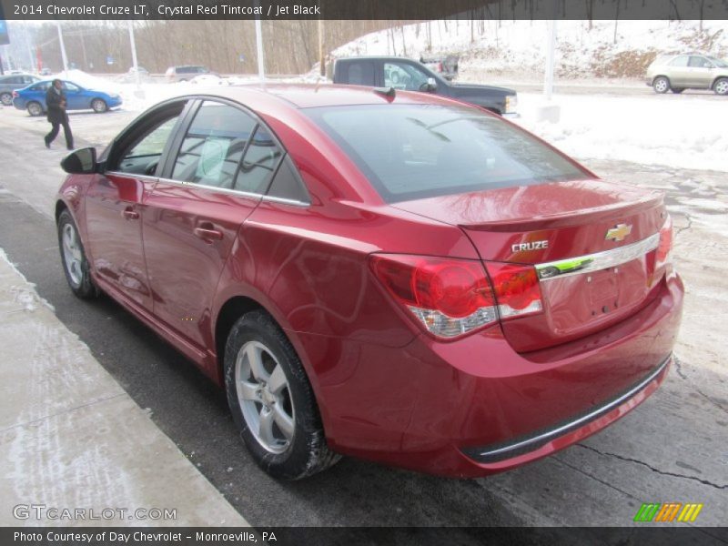 Crystal Red Tintcoat / Jet Black 2014 Chevrolet Cruze LT