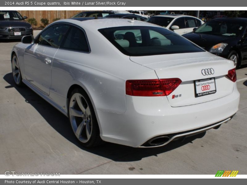 Ibis White / Lunar Silver/Rock Gray 2014 Audi RS 5 Coupe quattro