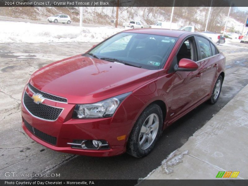 Crystal Red Tintcoat / Jet Black 2014 Chevrolet Cruze LT