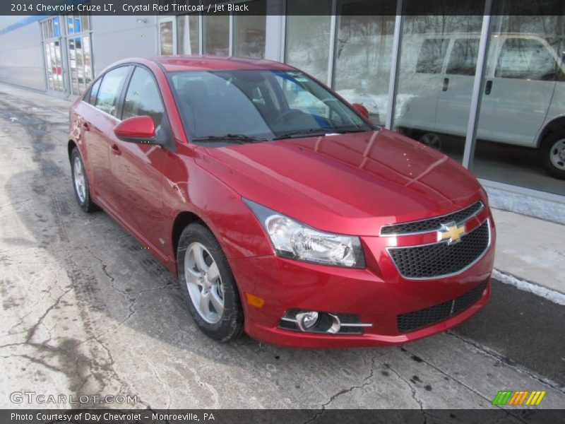 Crystal Red Tintcoat / Jet Black 2014 Chevrolet Cruze LT