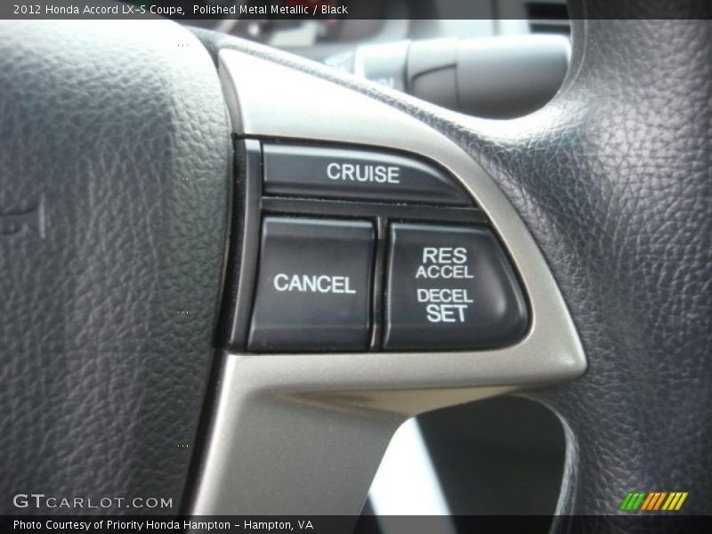 Controls of 2012 Accord LX-S Coupe