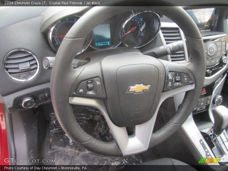 Crystal Red Tintcoat / Jet Black 2014 Chevrolet Cruze LT