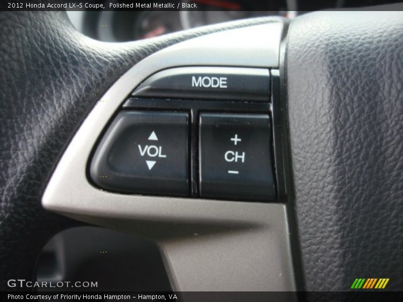 Controls of 2012 Accord LX-S Coupe