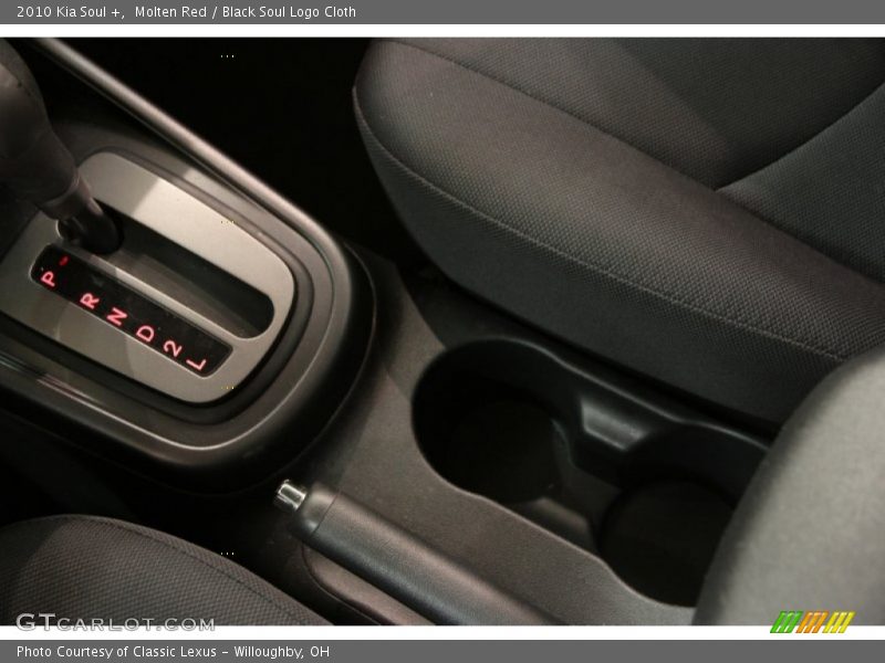 Molten Red / Black Soul Logo Cloth 2010 Kia Soul +