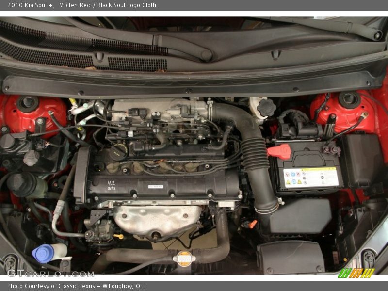  2010 Soul + Engine - 2.0 Liter DOHC 16-Valve CVVT 4 Cylinder
