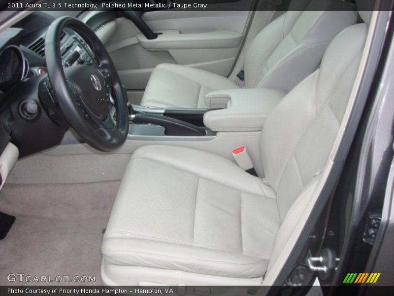 Polished Metal Metallic / Taupe Gray 2011 Acura TL 3.5 Technology