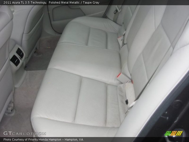 Polished Metal Metallic / Taupe Gray 2011 Acura TL 3.5 Technology