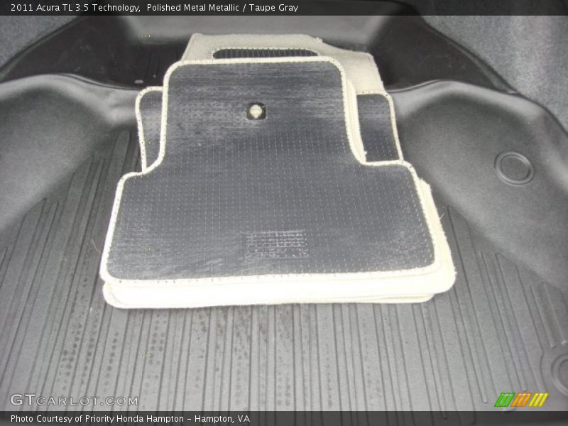 Polished Metal Metallic / Taupe Gray 2011 Acura TL 3.5 Technology