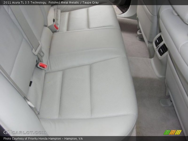 Polished Metal Metallic / Taupe Gray 2011 Acura TL 3.5 Technology