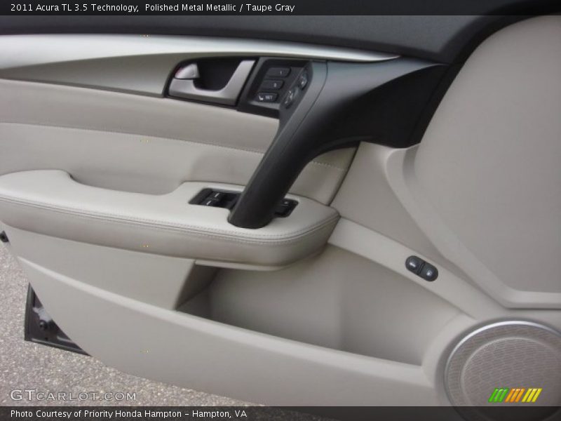 Polished Metal Metallic / Taupe Gray 2011 Acura TL 3.5 Technology
