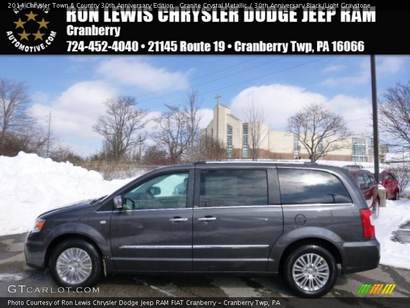 Granite Crystal Metallic / 30th Anniversary Black/Light Graystone 2014 Chrysler Town & Country 30th Anniversary Edition