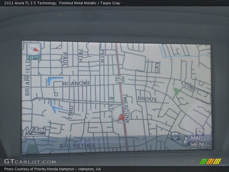 Polished Metal Metallic / Taupe Gray 2011 Acura TL 3.5 Technology