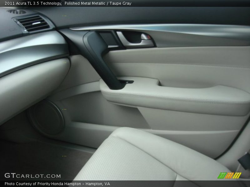 Polished Metal Metallic / Taupe Gray 2011 Acura TL 3.5 Technology