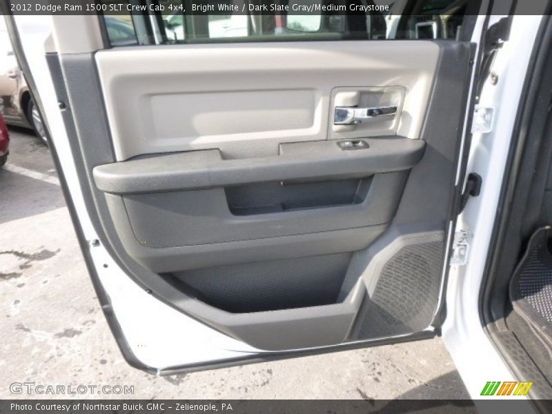 Bright White / Dark Slate Gray/Medium Graystone 2012 Dodge Ram 1500 SLT Crew Cab 4x4