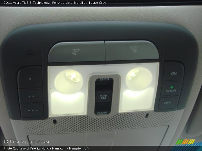 Polished Metal Metallic / Taupe Gray 2011 Acura TL 3.5 Technology