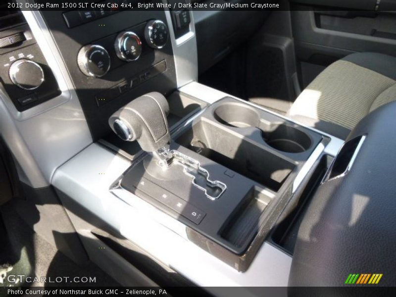 Bright White / Dark Slate Gray/Medium Graystone 2012 Dodge Ram 1500 SLT Crew Cab 4x4