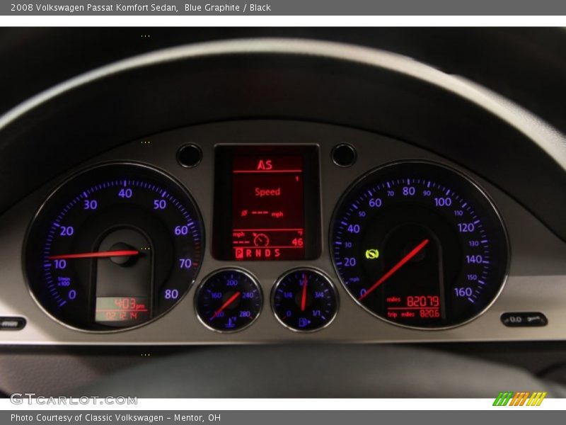 Blue Graphite / Black 2008 Volkswagen Passat Komfort Sedan