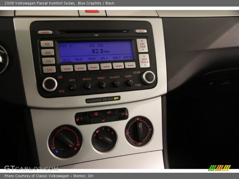 Blue Graphite / Black 2008 Volkswagen Passat Komfort Sedan