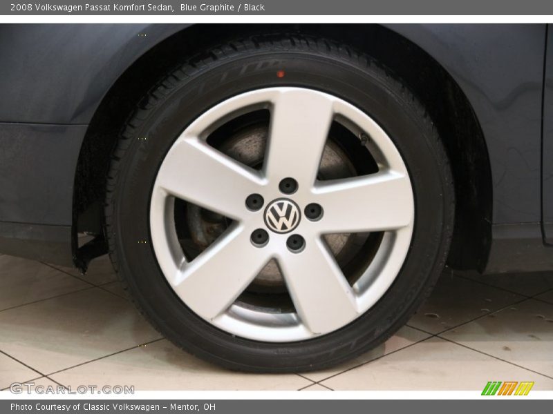 Blue Graphite / Black 2008 Volkswagen Passat Komfort Sedan