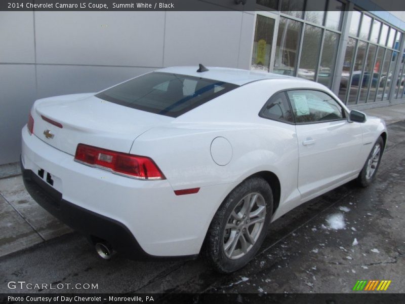 Summit White / Black 2014 Chevrolet Camaro LS Coupe