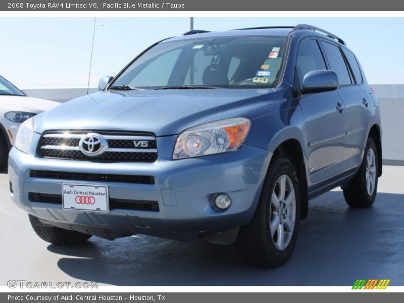 Pacific Blue Metallic / Taupe 2008 Toyota RAV4 Limited V6