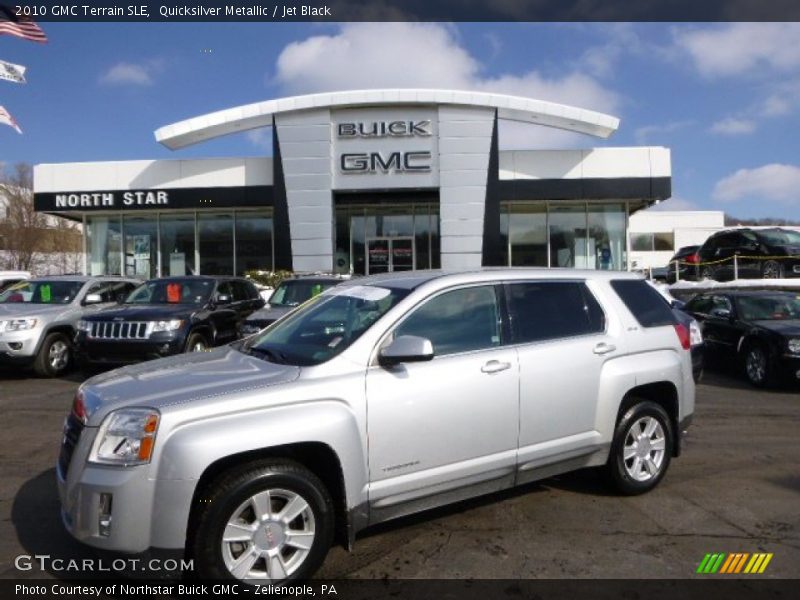Quicksilver Metallic / Jet Black 2010 GMC Terrain SLE