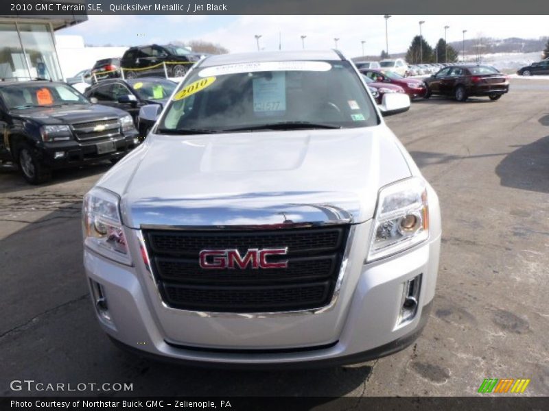 Quicksilver Metallic / Jet Black 2010 GMC Terrain SLE