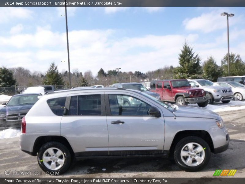 Bright Silver Metallic / Dark Slate Gray 2014 Jeep Compass Sport